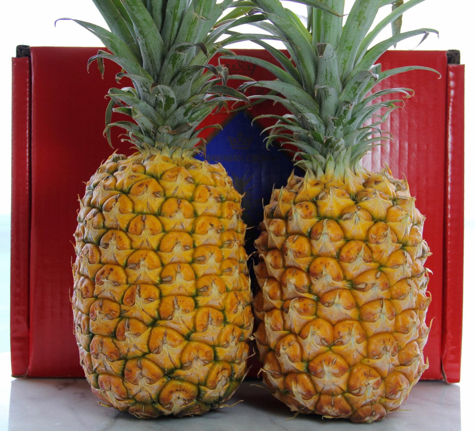 Fresh Hawaiian Pineapples - 2 Large (Free Shipping) - Hawaiian Crown