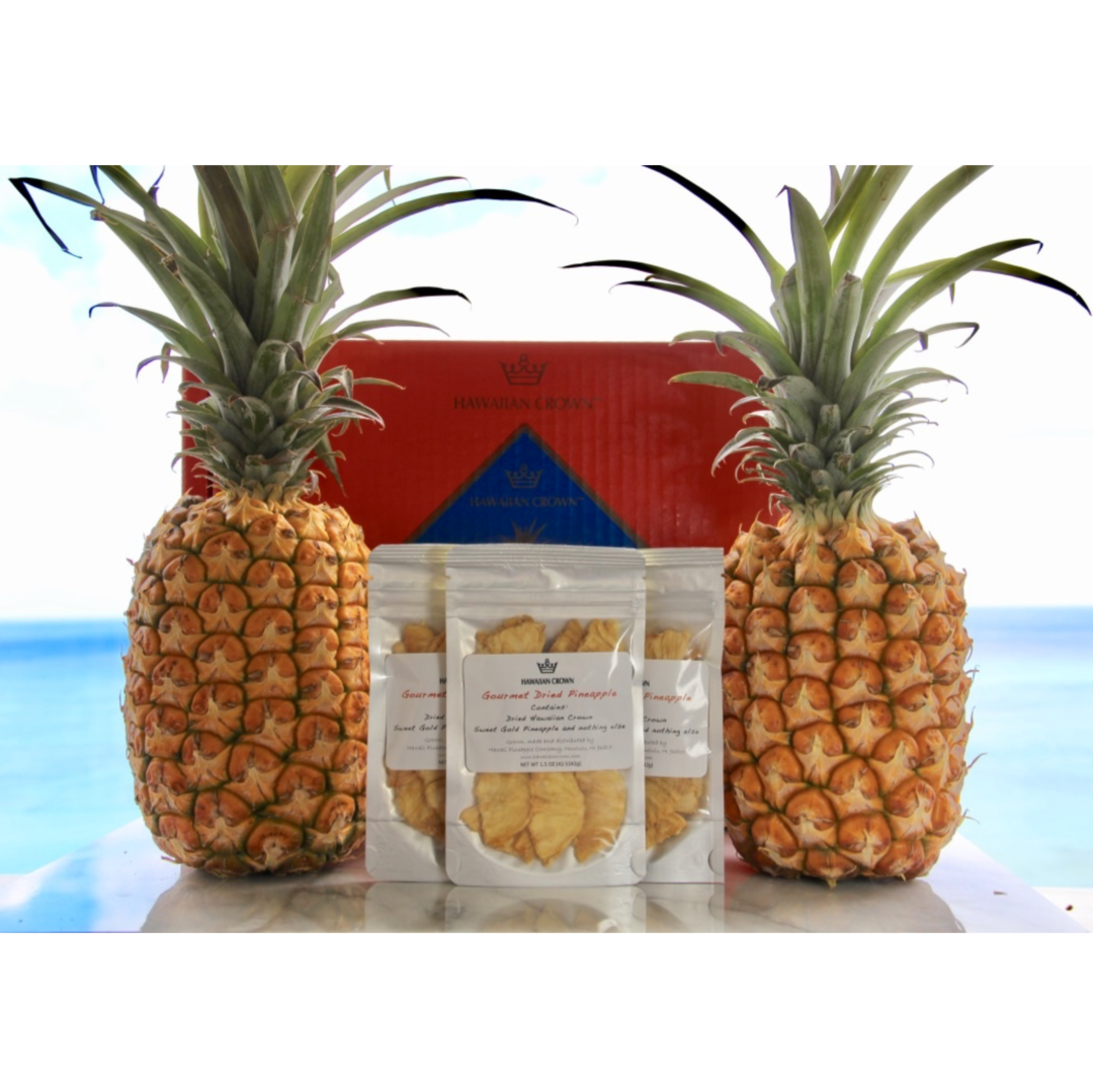 Fresh Hawaiian Pineapples 2 Large (Free Shipping) Hawaiian Crown